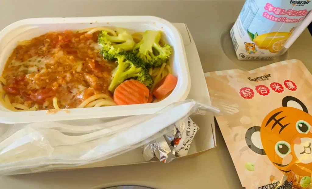 タイガーエアの機内食