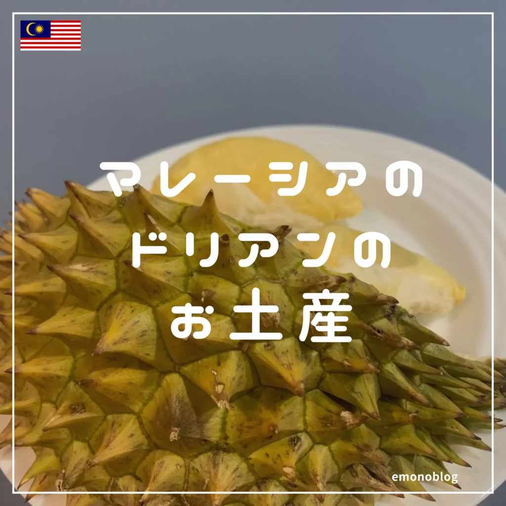 マレーシアのドリアンのお土産 もっと買えばよかった