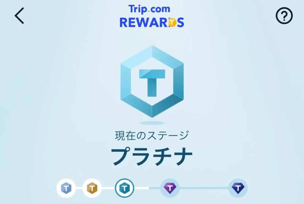 Trip.comのプラチナ会員
