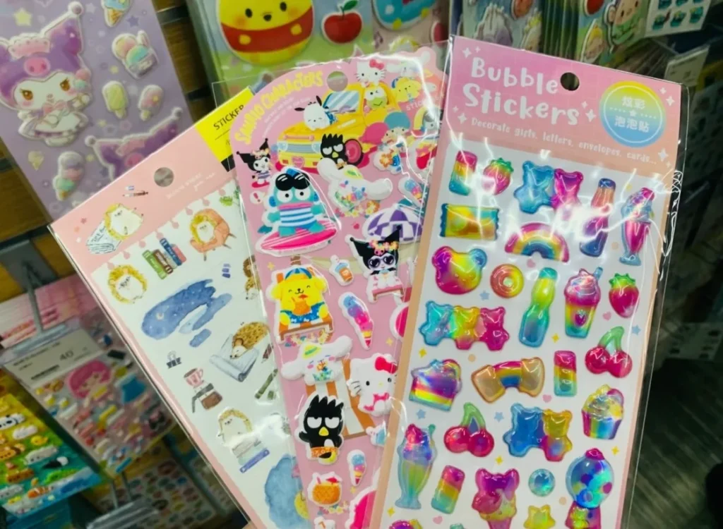 台湾の雑貨屋さんで買えるシール